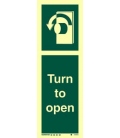 4490 Turn to open (anticlockwise)