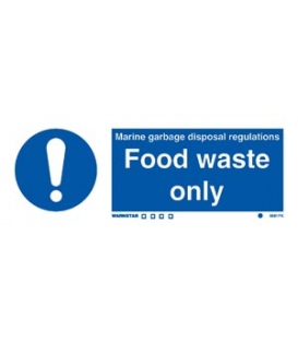 5691 Marine garbage disposal regulations - Food waste only