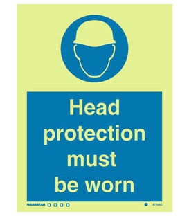 5710 Head protection must be worn + symbol