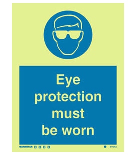 5712 Eye protection must be worn + symbol