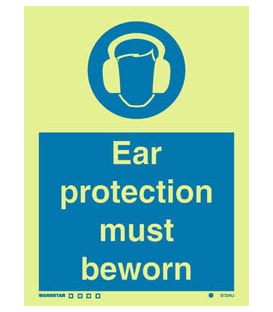 5723 Ear protection must be worn + symbol