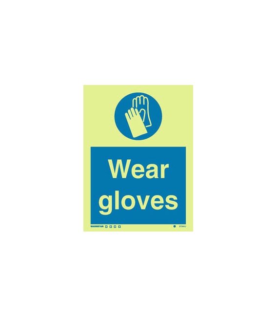 5724 Wear gloves + symbol