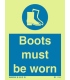 5725 Boots must be worn + symbol
