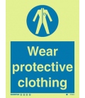 5726 Wear protective clothing + symbol