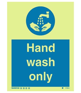 5737 Hand wash only