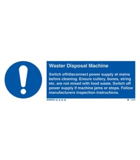 5756 Waste Disposal Machine (Safety Instructions.)