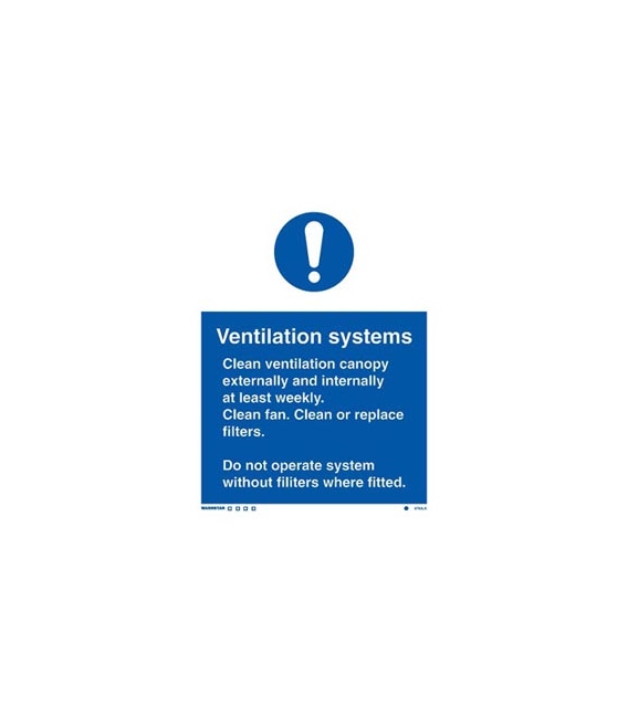 5763 Ventilation Systems (Cleaning and Safety Instructions.)