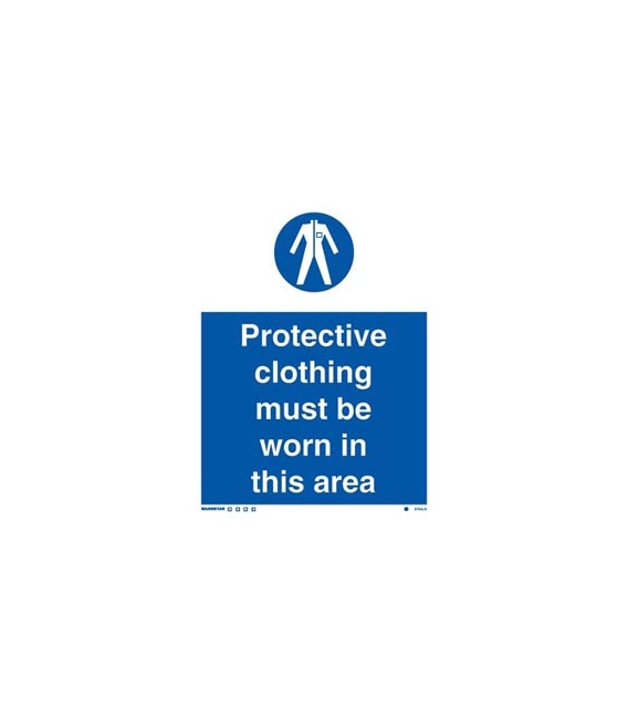 5764 Protective Clothing must be worn in this area.