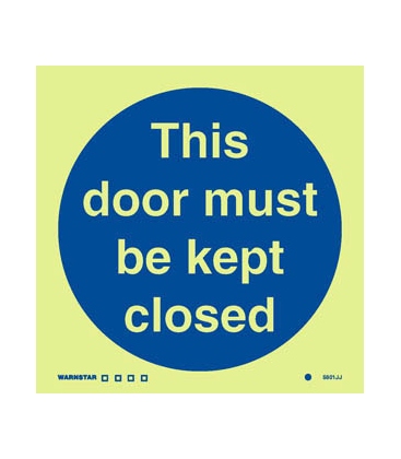 5801 This door must be kept closed