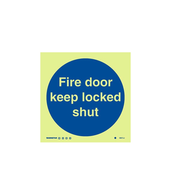 5807 Fire door keep locked shut