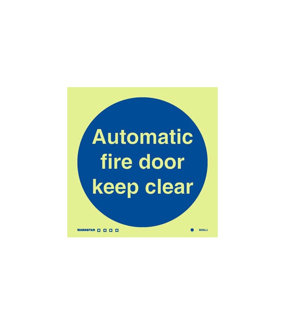 5808 Automatic fire door keep clear