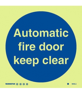 5808 Automatic fire door keep clear