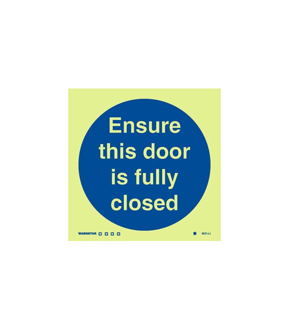 5821 Ensure this door is fully closed