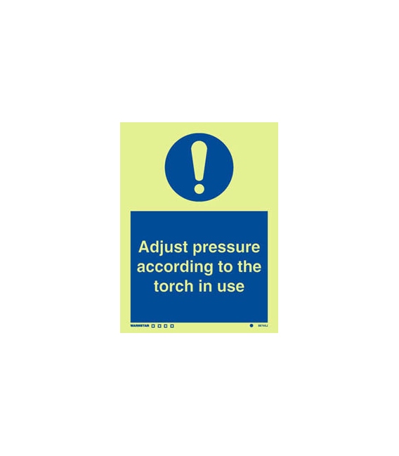 5874 Adjust pressure according to the torch...