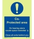 5876 Co2 protected area. On hearing alarm vacate space.. + !