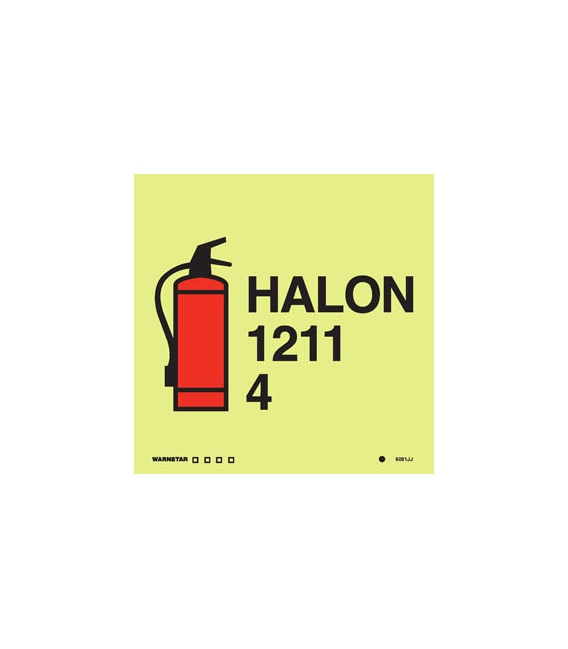 6081 4kg Halon1211 fire extinguisher
