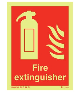 6120 Fire extinguisher + symbol