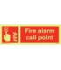 6142 Fire alarm call point + symbol