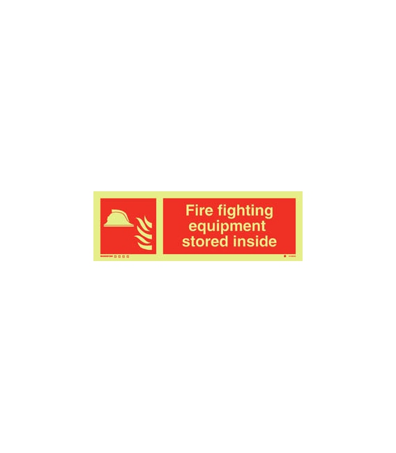 6149 Fire fighting equipment stored inside + symbol