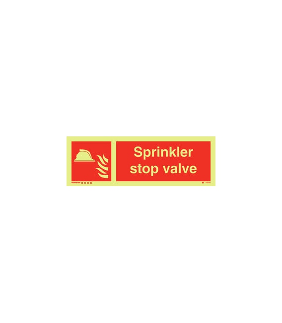 6152 Sprinkler stop valve + symbol