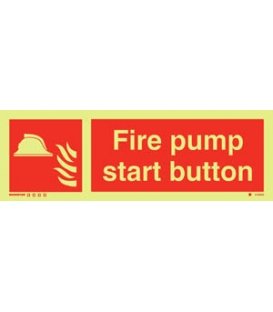 6159 Fire pump start button + symbol