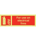 6165 For use on electrical fires + symbol