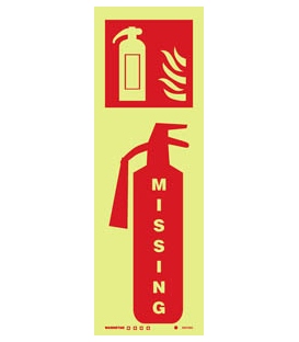 6301 Extinguisher missing