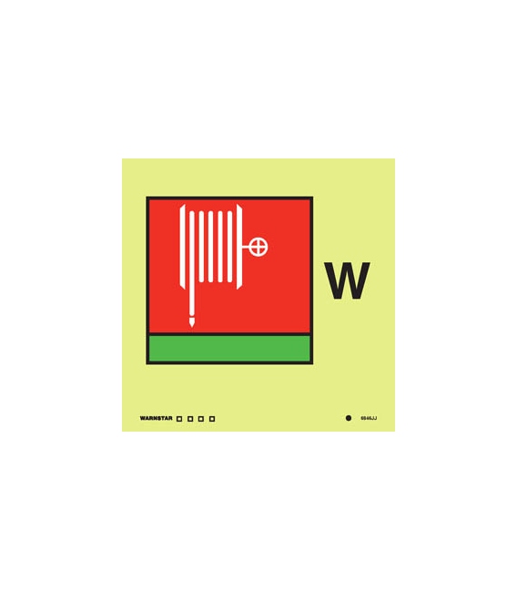 6846 Water fire hose and nozzle