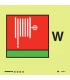 6846 Water fire hose and nozzle
