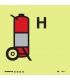6853 Gas other than Co2 or N wheeled fire extinguisher