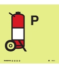 6855 Powder wheeled fire extinguisher
