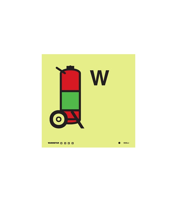 6856 Water wheeled fire extinguisher
