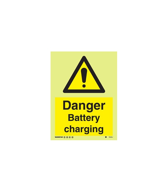 7543 Danger Battery Charging