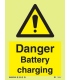 7543 Danger Battery Charging