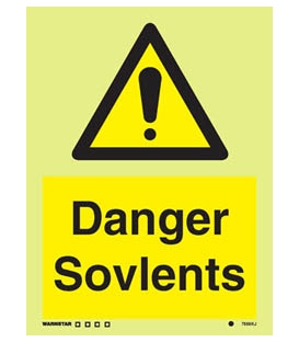 7555 Danger Solvents