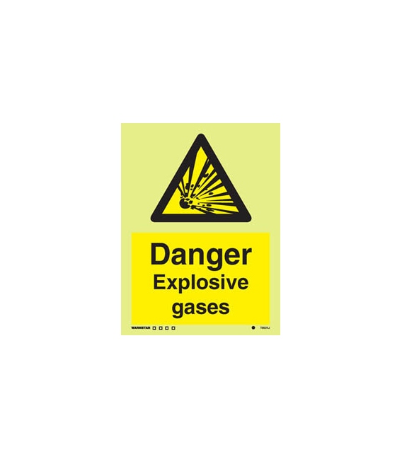 7582 Danger Explosive gases