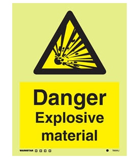 7583 Danger Explosive material