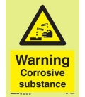 7596 Warning Corrosive substance