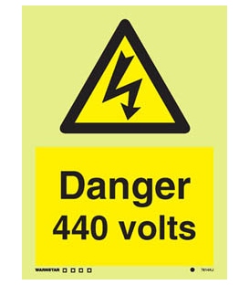 7614 Danger 440 volts