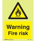7630 Warning Fire risk