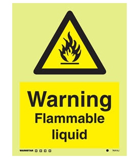 7631 Warning Flammable liquid