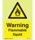 7631 Warning Flammable liquid