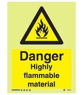 7635 Danger Highly flammable material