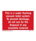 8001 This is a water flushing vacuum system
