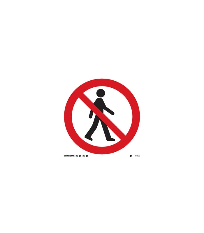 Stickers/ Adhesive Waterproof No Entry Access Restriction Signs Rigid PVC 