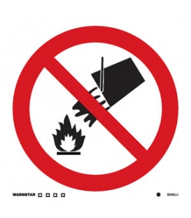8509 Do not extinguish with water symbol