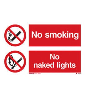 8522 No smoking, No naked lights