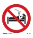 8524 No smoking in bed symbol