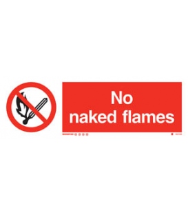 8537 No naked flames + symbol