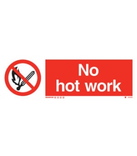 8539 No hot work + symbol